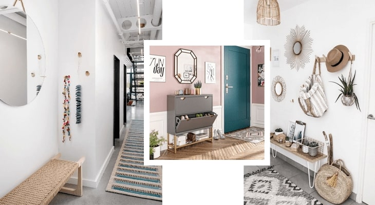décorer un couloir : créer un coin cosy à petit prix