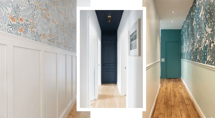 décorer un couloir : couloir ou papier peint dans le couloir