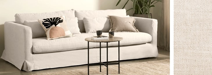 Canapé en lin durable écologique et confortable